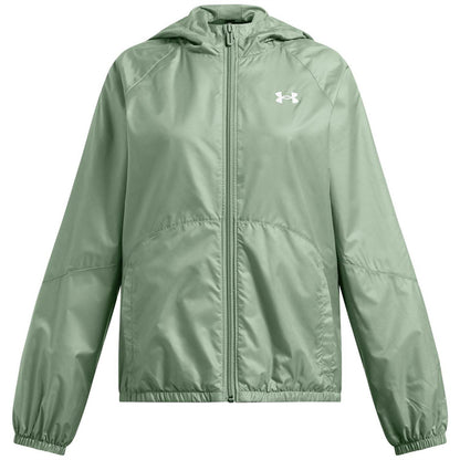 Green - Front - Under Armour Childrens-Kids Sport Windbreaker