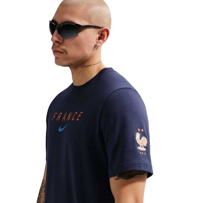 Blue - Pack Shot - Nike Mens Team France FFR T-Shirt