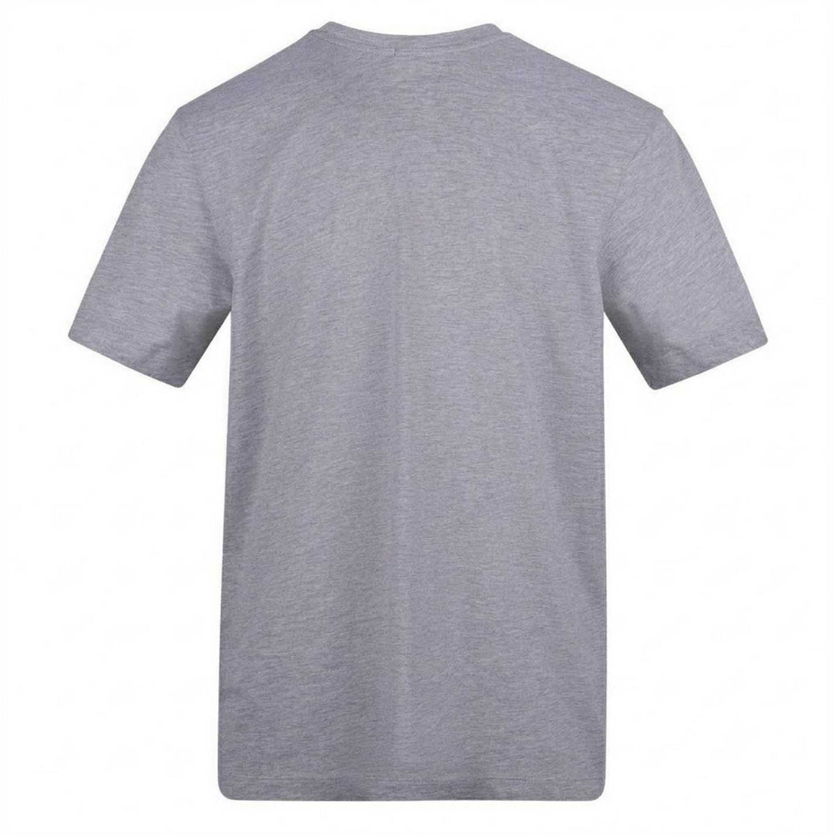 Grey - Back - Lonsdale Mens Logo T-Shirt