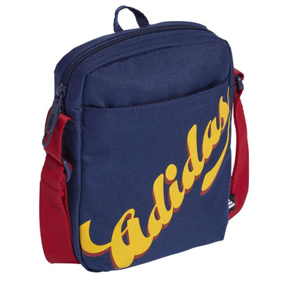 Dark Blue - Side - Adidas Tiro Logo Crossbody Bag