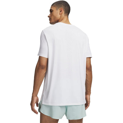White - Back - Under Armour Mens Velocity Pro Perforated T-Shirt