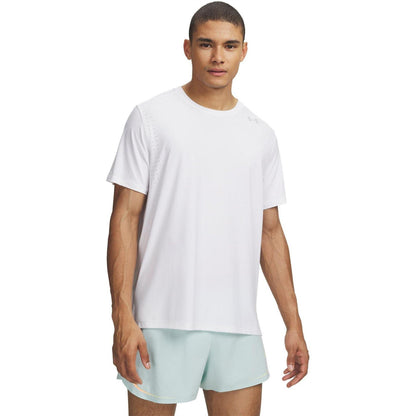 White - Front - Under Armour Mens Velocity Pro Perforated T-Shirt