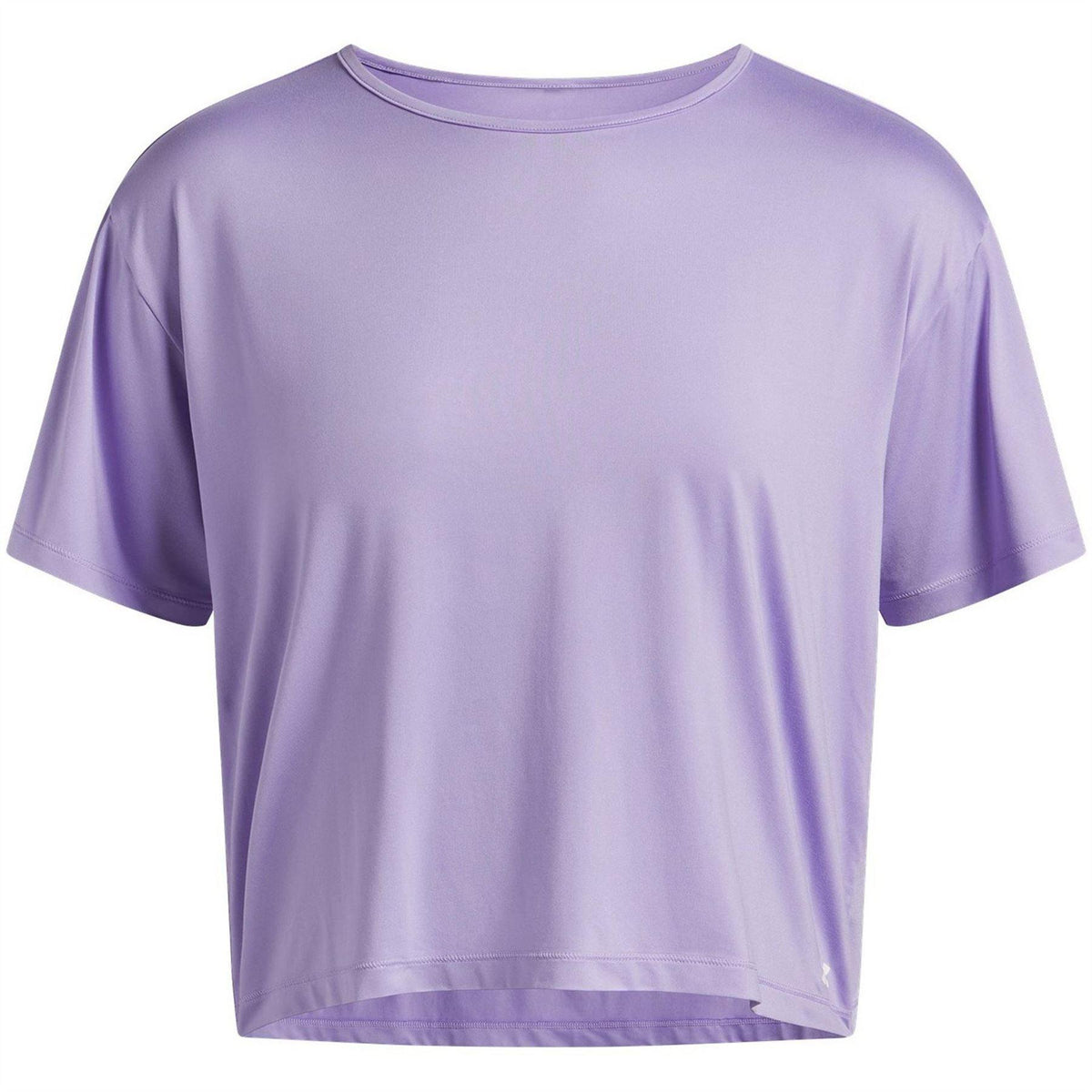 Purple - Front - Under Armour Womens-Ladies Motion Cropped Top