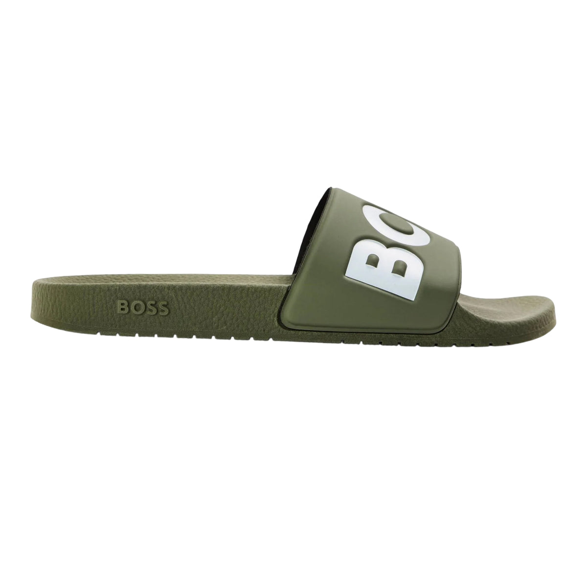 Camo Green - Front - Boss Mens Aryeh Flat Sliders