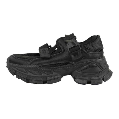 Black - Lifestyle - Buffalo Womens-Ladies Vegan Ballet Flats