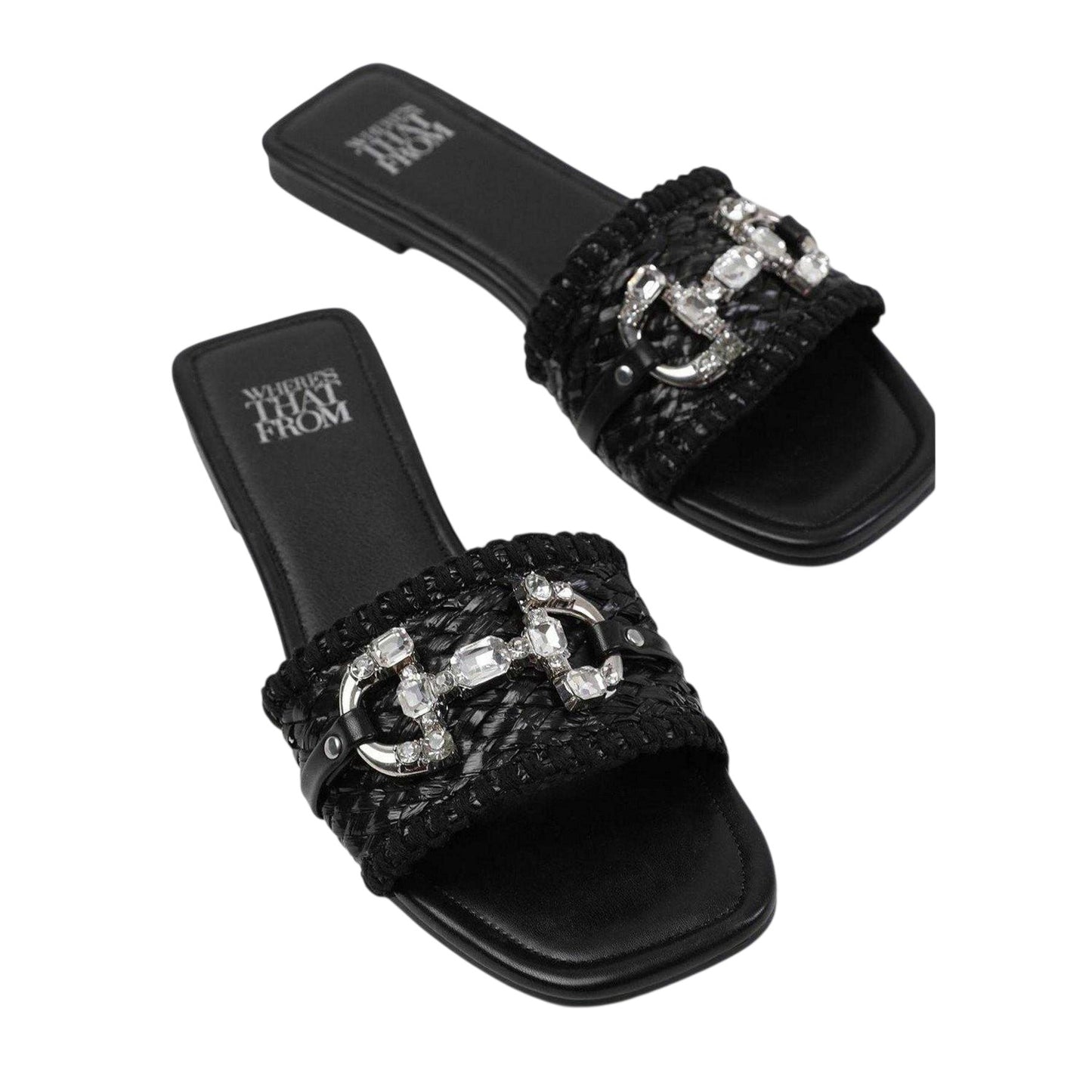 Black - Back - Where´s That From Womens-Ladies Sandals