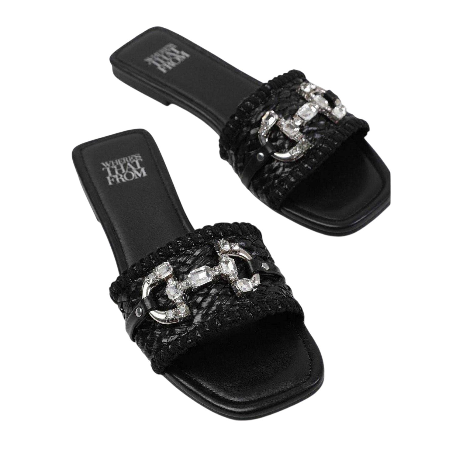 Black - Back - Where´s That From Womens-Ladies Sandals