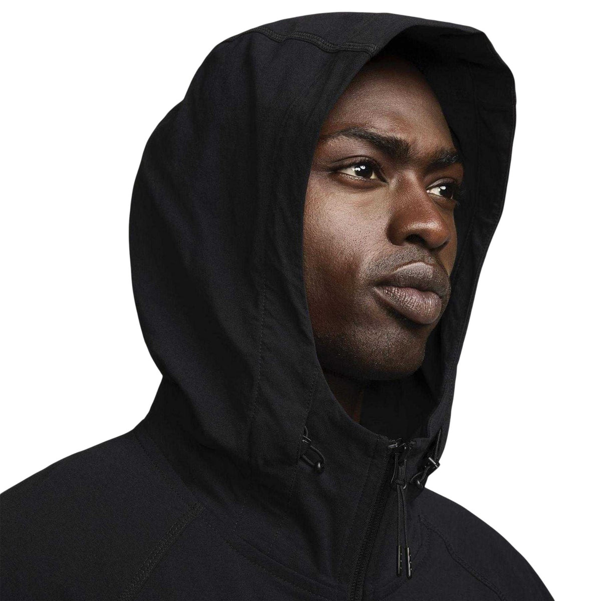 Black - Side - Nike Mens Performance Chevron Lightweight Running Jacket