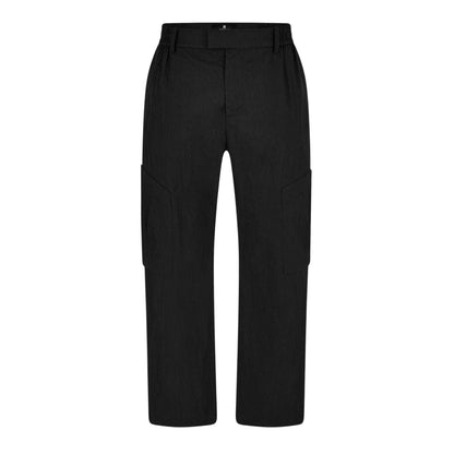 Jet Black - Front - Represent Mens Rep Tech Cargo Trousers