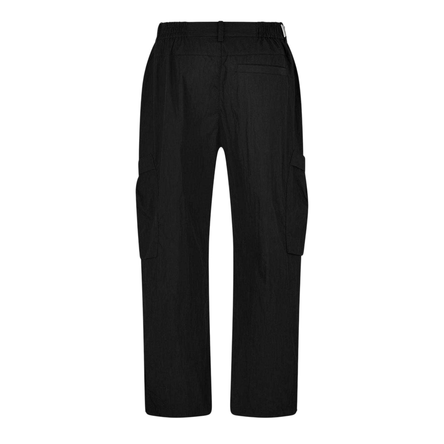 Jet Black - Back - Represent Mens Rep Tech Cargo Trousers