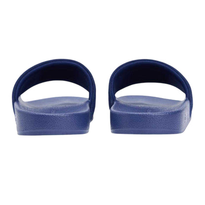 Navy - Back - Tommy Hilfiger Womens-Ladies Script Flat Sliders