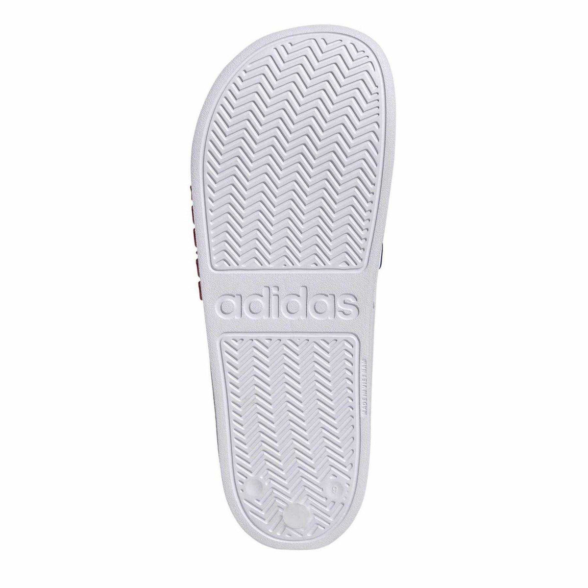 White - Side - Adidas Unisex Adult Adilette Slides