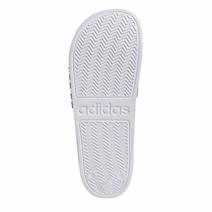 White - Side - Adidas Unisex Adult Adilette Slides