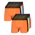 Multicoloured - Front - Crosshatch Mens Boxer Shorts (Pack of 12)