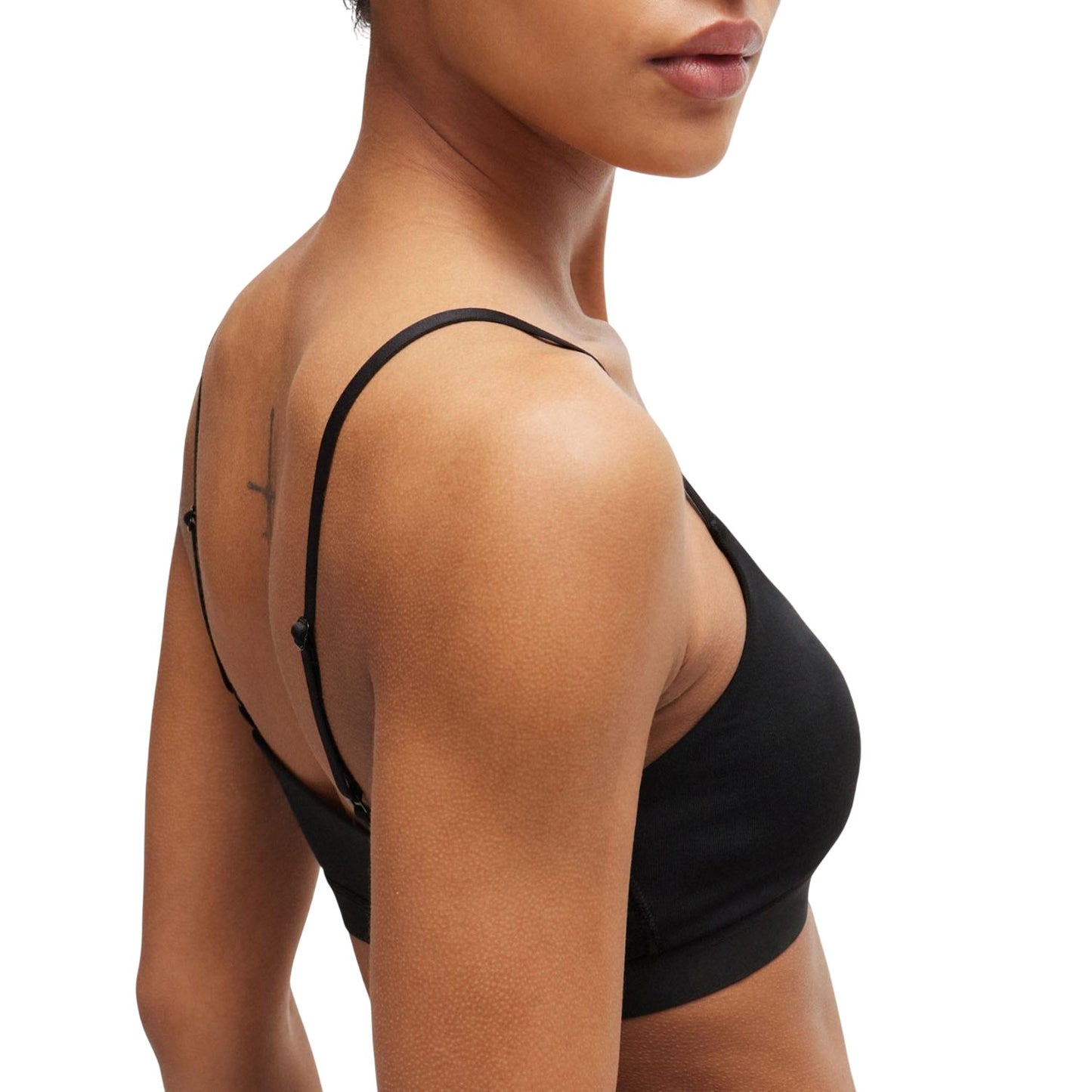 Black - Side - Hugo Womens-Ladies Bralette (Pack of 2)