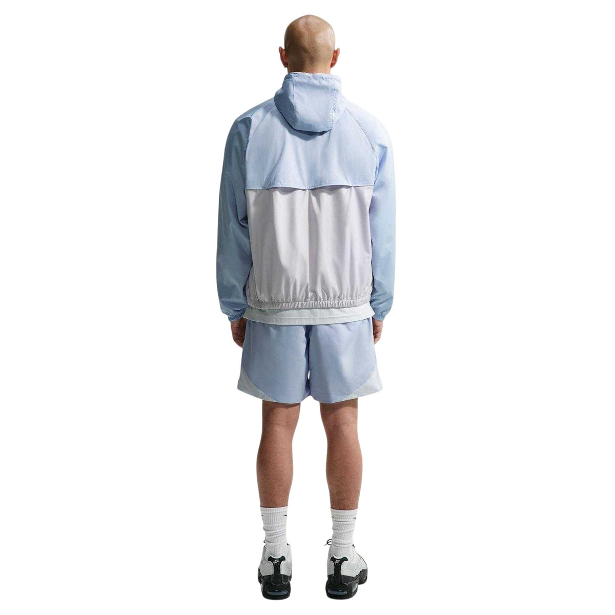 Blue - Back - Nike Mens Colour Block Windbreaker