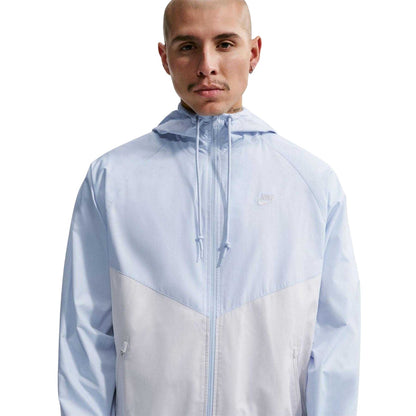 Blue - Side - Nike Mens Colour Block Windbreaker