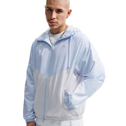 Blue - Front - Nike Mens Colour Block Windbreaker