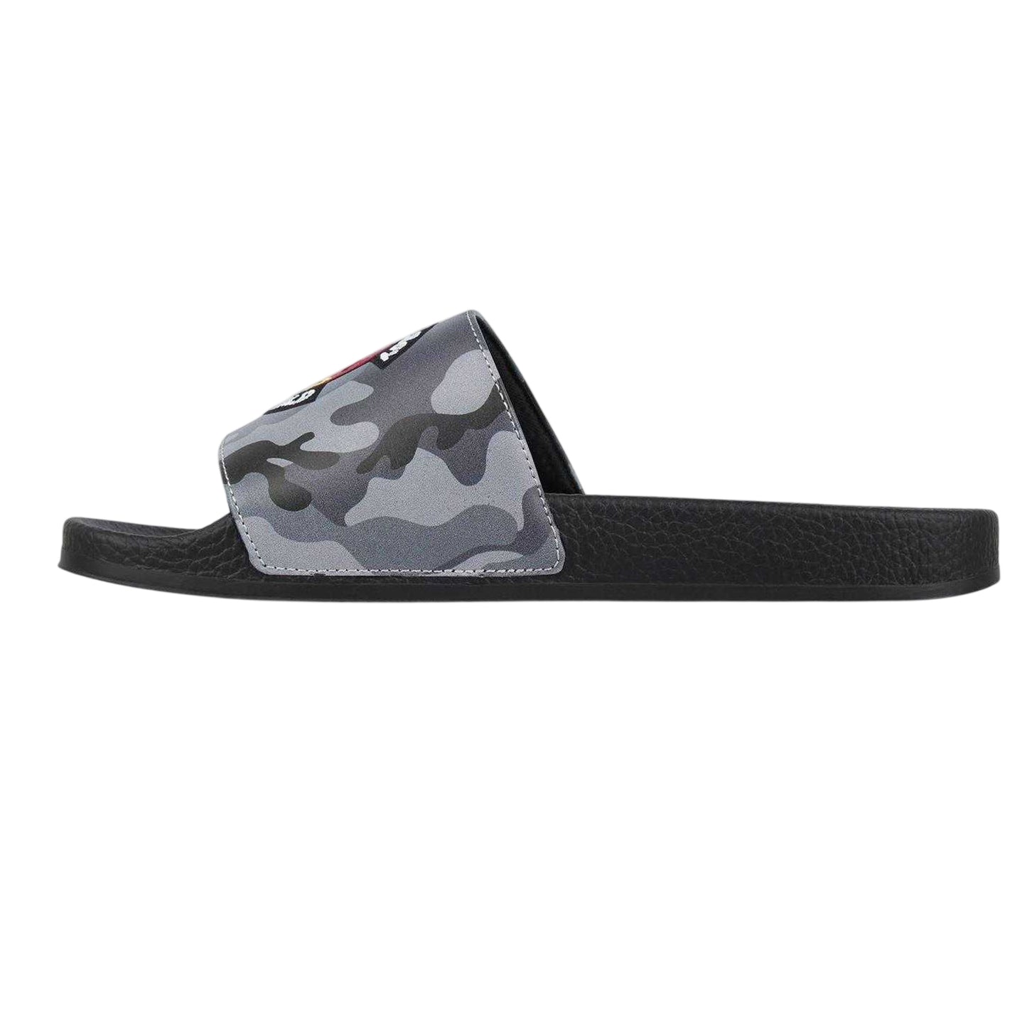 Grey Camo - Back - Pretty Boy Ugly World Mens Slides