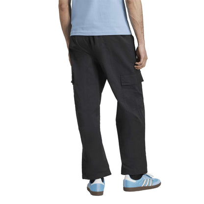 Black - Back - Adidas Mens Adicolor Classics 3 Stripes Cargo Trousers