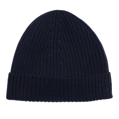 Navy - Back - Lacoste Embroidered Logo Beanie