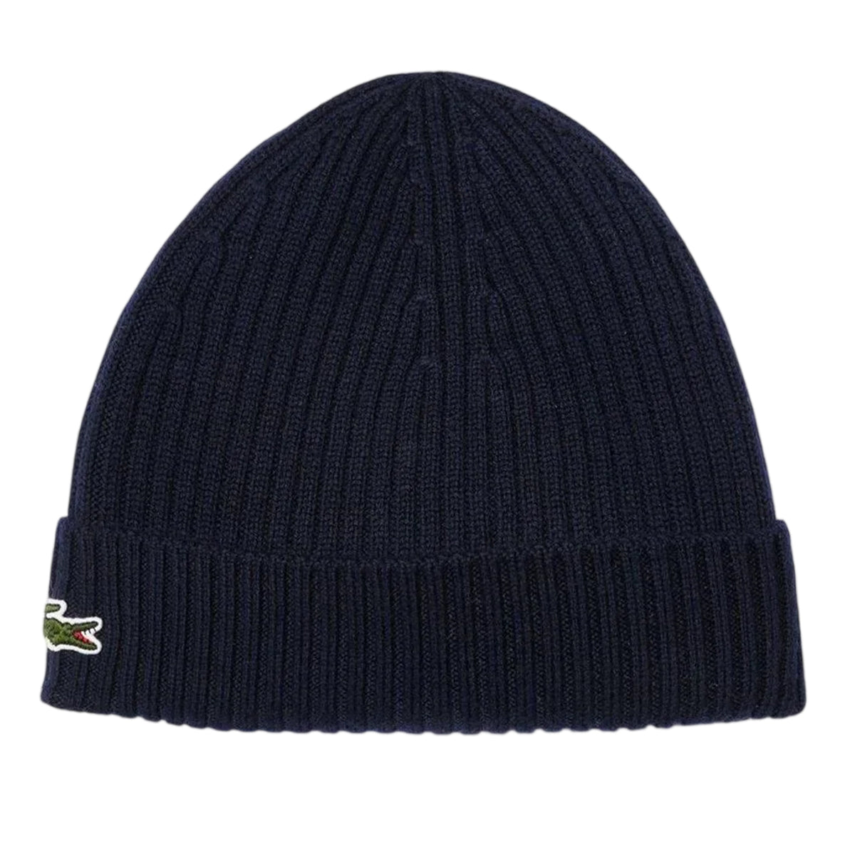 Navy - Front - Lacoste Embroidered Logo Beanie