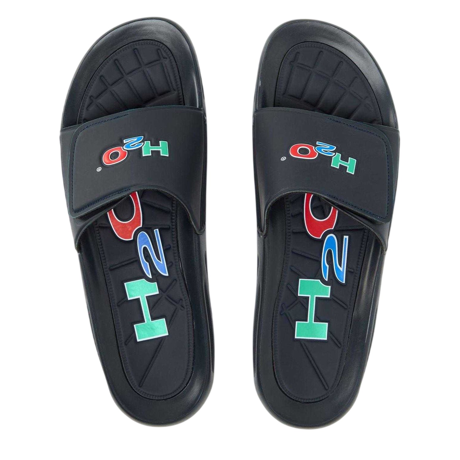 Navy - Side - H2O Active Unisex Adult Pool Sliders