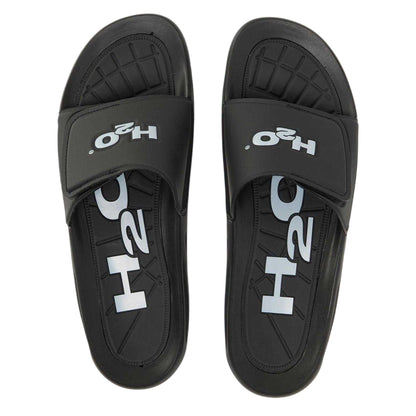 Black - Side - H2O Active Unisex Adult Pool Sliders