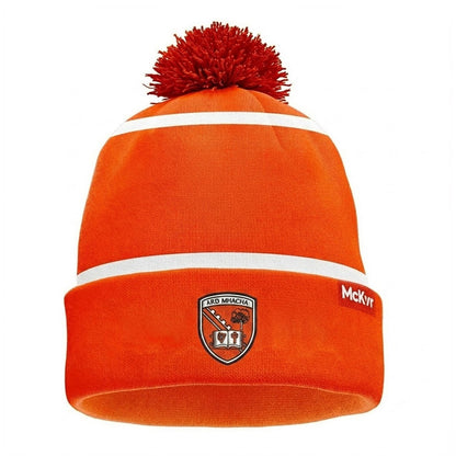Orange-White - Back - McKeever Armagh Bobble Hat