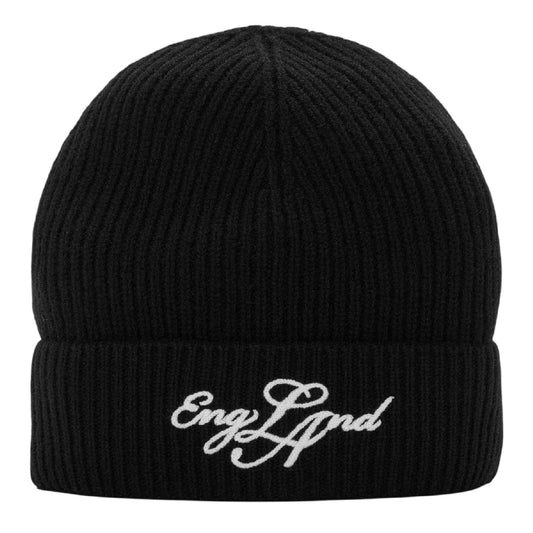 Jet Black - Front - Represent England Beanie
