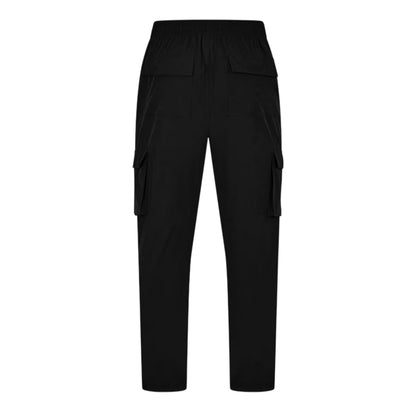 Black - Back - Everlast Mens Performance Cargo Trousers