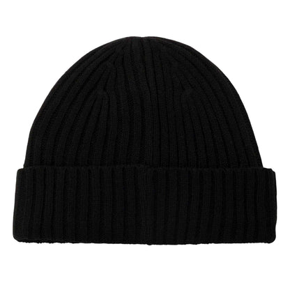 Black - Back - Calvin Klein Ribbed Golf Beanie