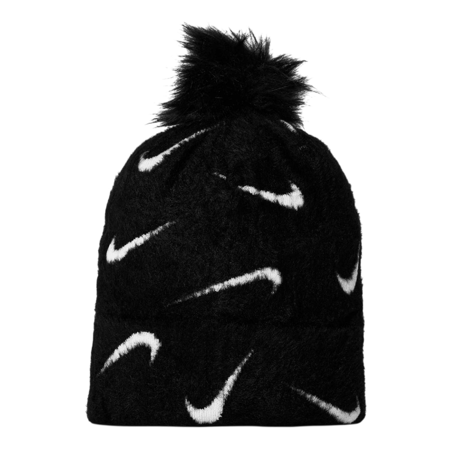 Black - Back - Nike Peak Pom Pom Beanie
