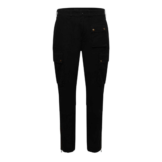 Black - Front - Belstaff Mens Trialmaster Cargo Trousers