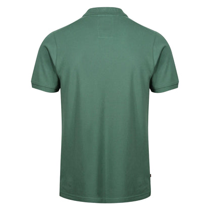 Green - Back - Luke 1977 Mens The Robbie Essentials Polo Shirt