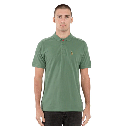 Green - Side - Luke 1977 Mens The Robbie Essentials Polo Shirt