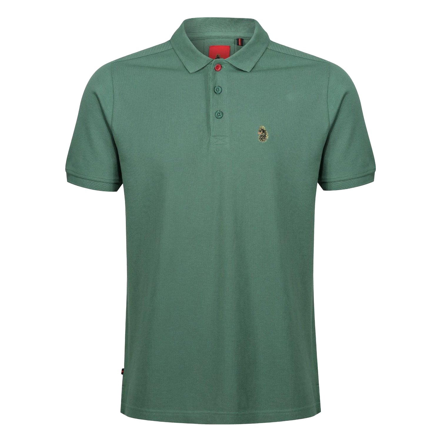 Green - Front - Luke 1977 Mens The Robbie Essentials Polo Shirt