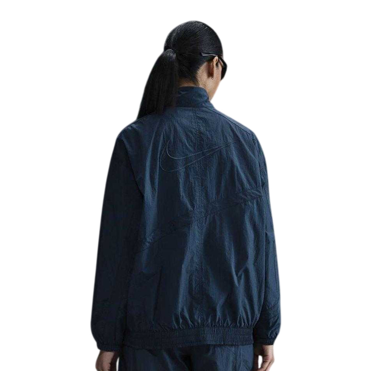 Navy Blue - Back - Nike Womens-Ladies Street Jacket