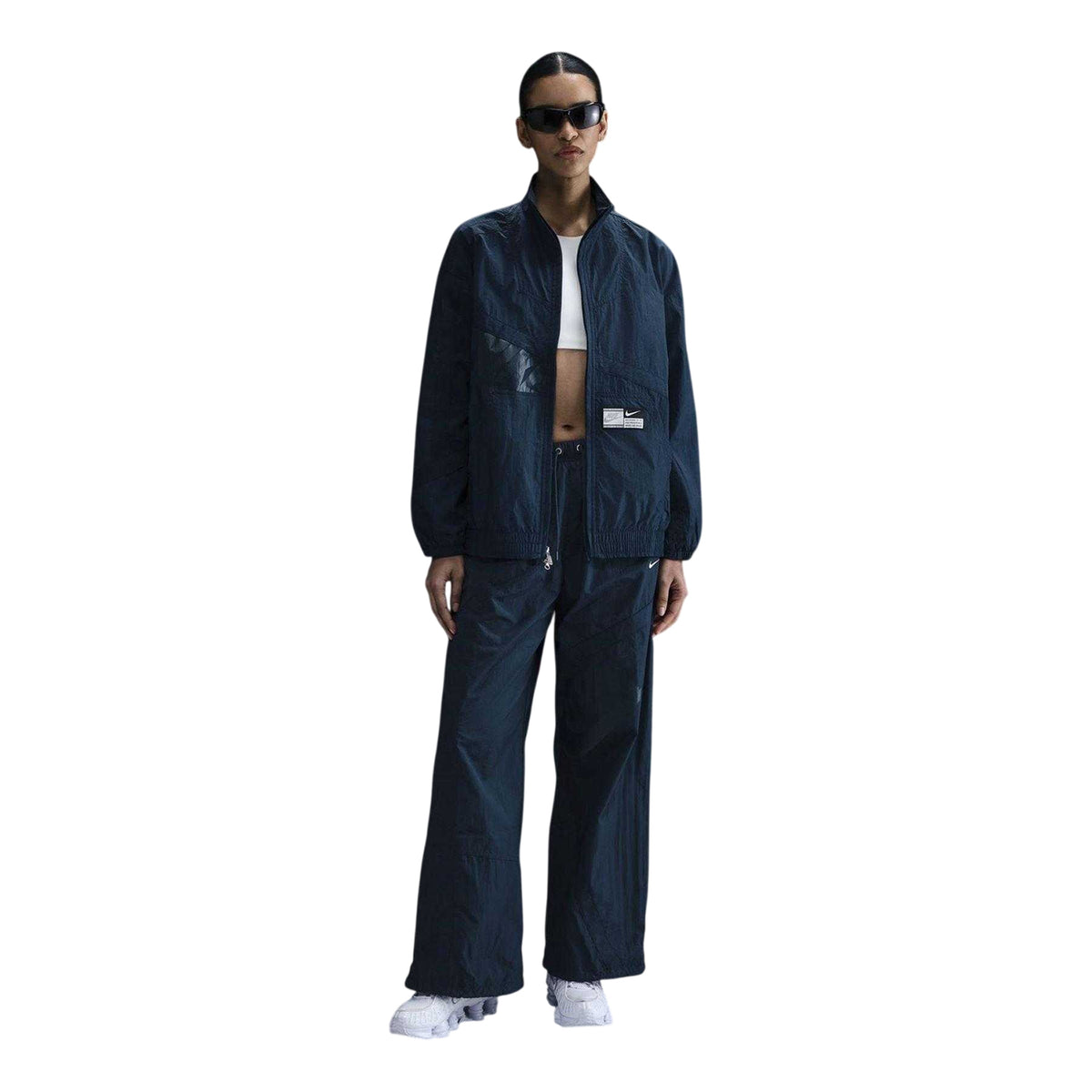 Navy Blue - Lifestyle - Nike Womens-Ladies Street Jacket