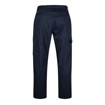 Navy - Back - Daily Paper Mens Relaxed Fit Cargo Trousers