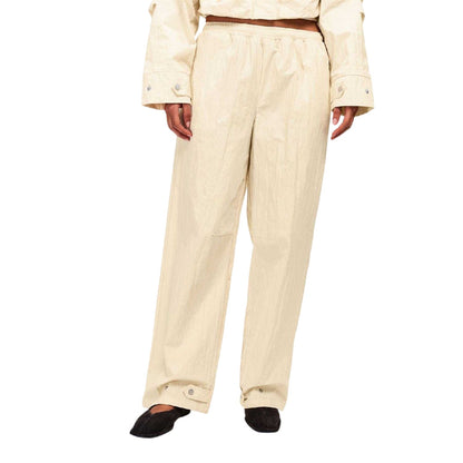 Ecru - Side - Couture Club Womens-Ladies Shell Trousers
