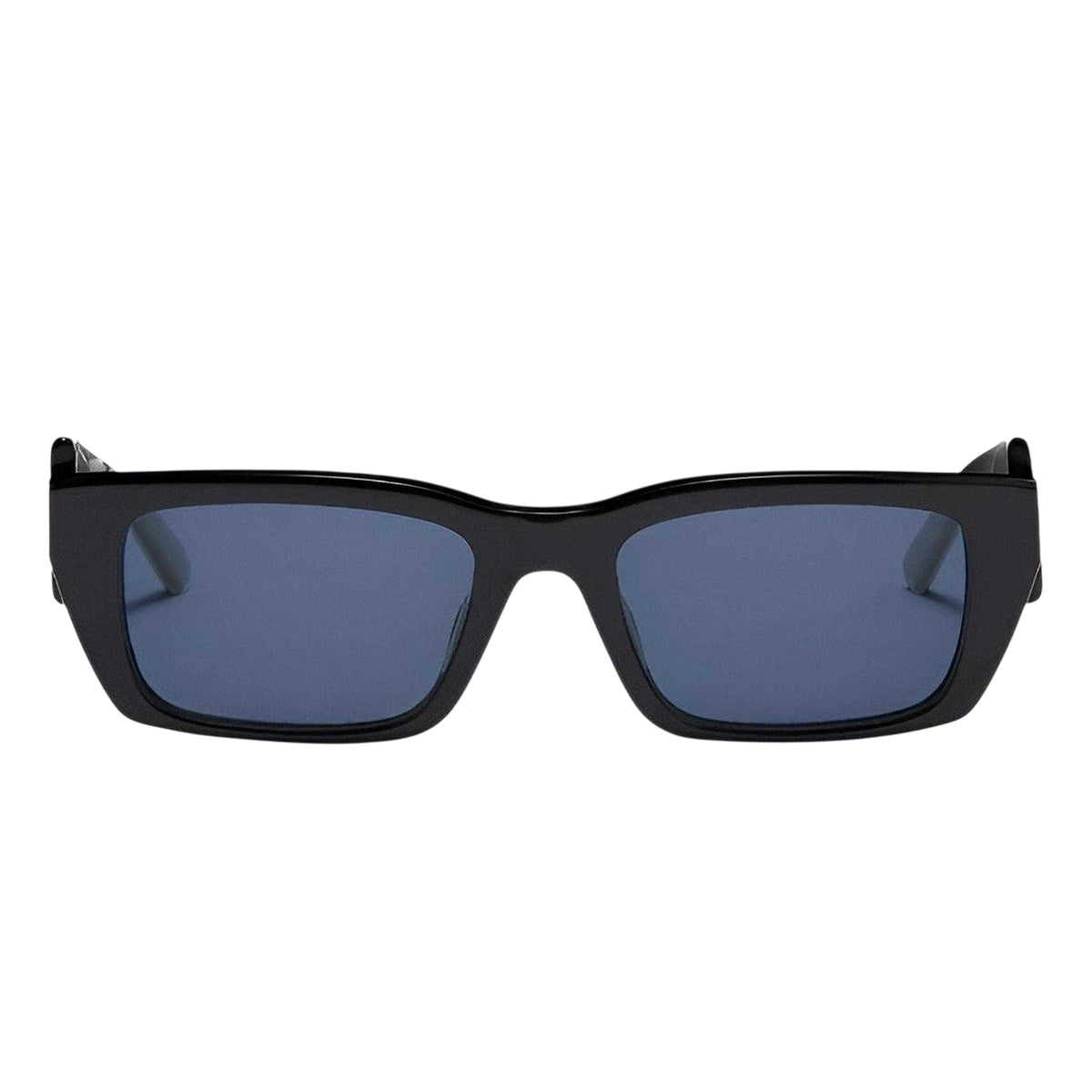 Black Blue - Front - Palm Angels Mens Rectangle Sunglasses