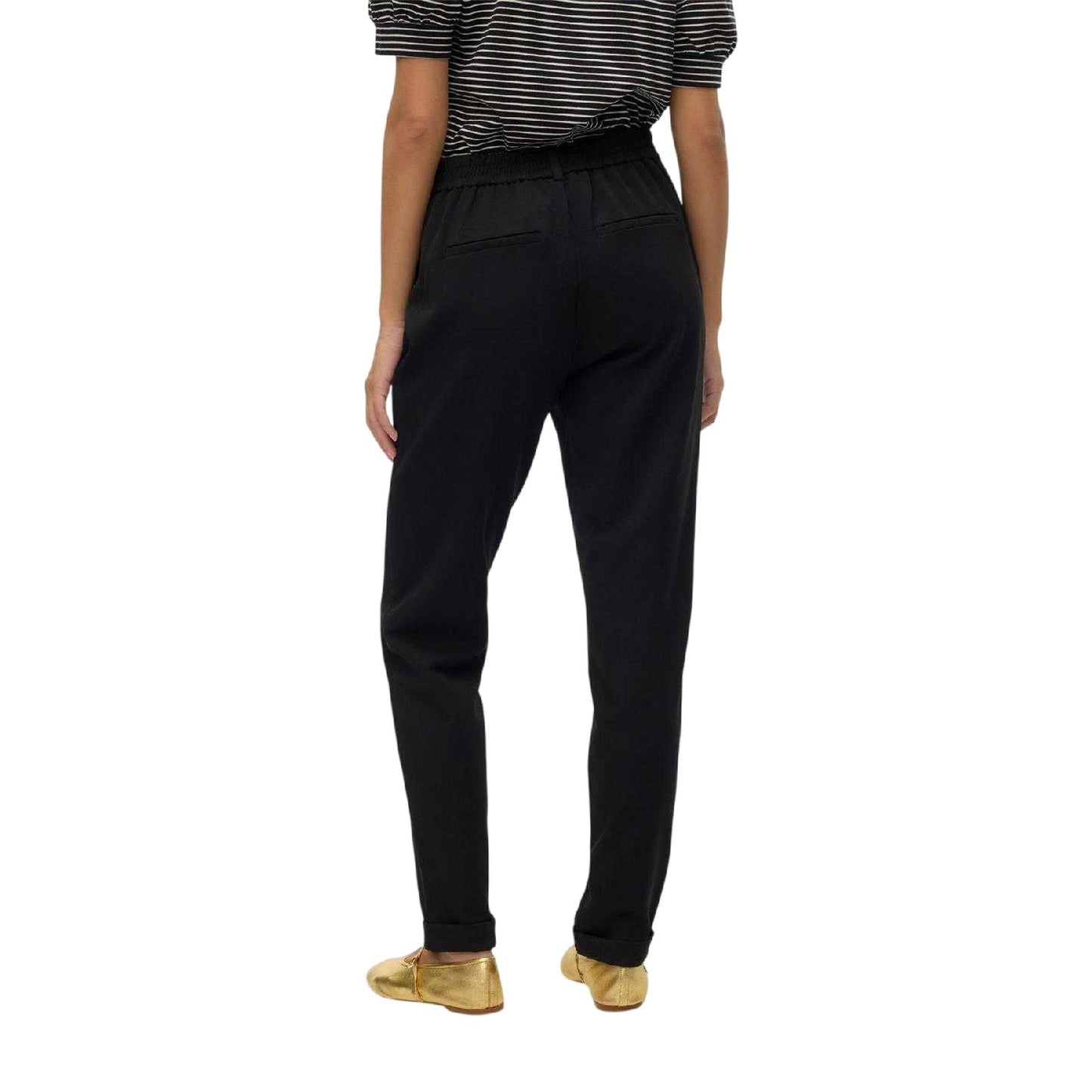 Black - Back - Vero Moda Womens-Ladies Maya Tailored Trousers