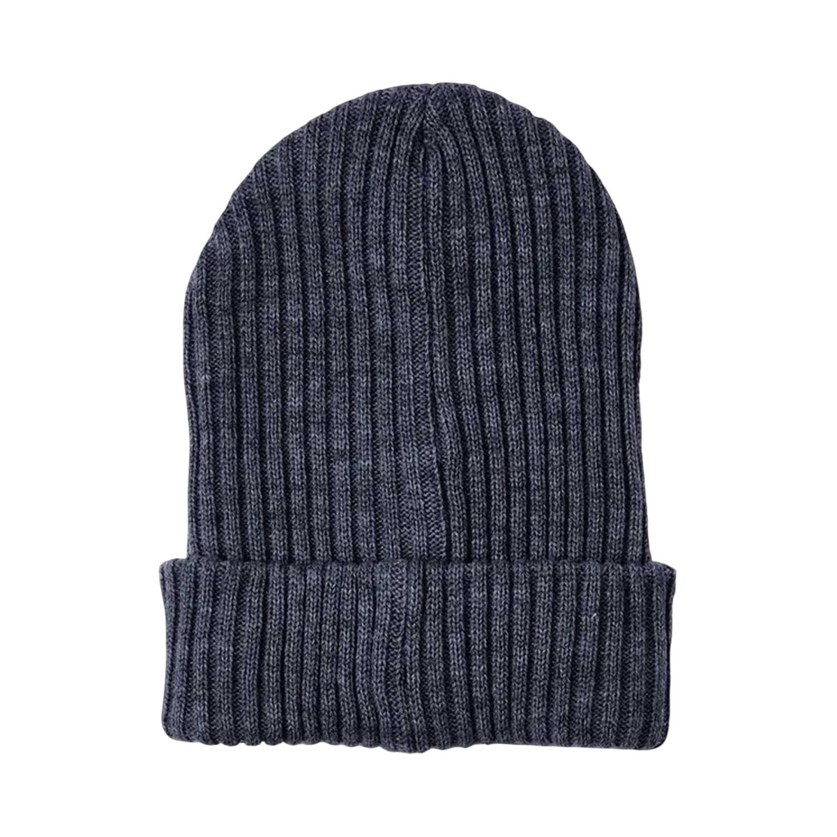 Blue - Back - Name It Childrens-Kids Knitted Beanie