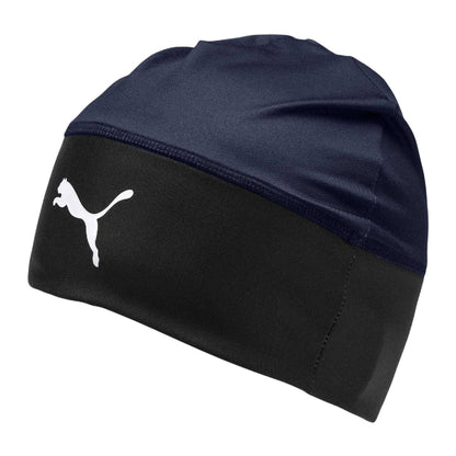 Peacoat Blue-White - Front - Puma Mens Liga Beanie