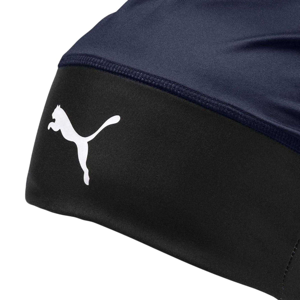 Peacoat Blue-White - Side - Puma Mens Liga Beanie