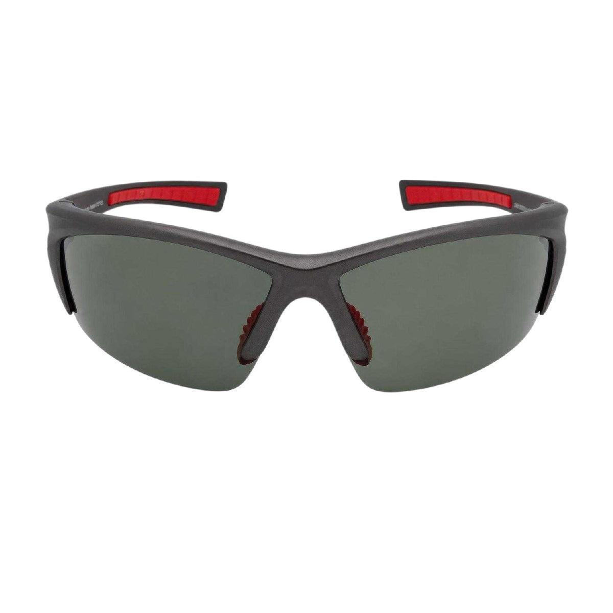 Grey-Red - Side - Storm Mens Mirrored Sunglasses