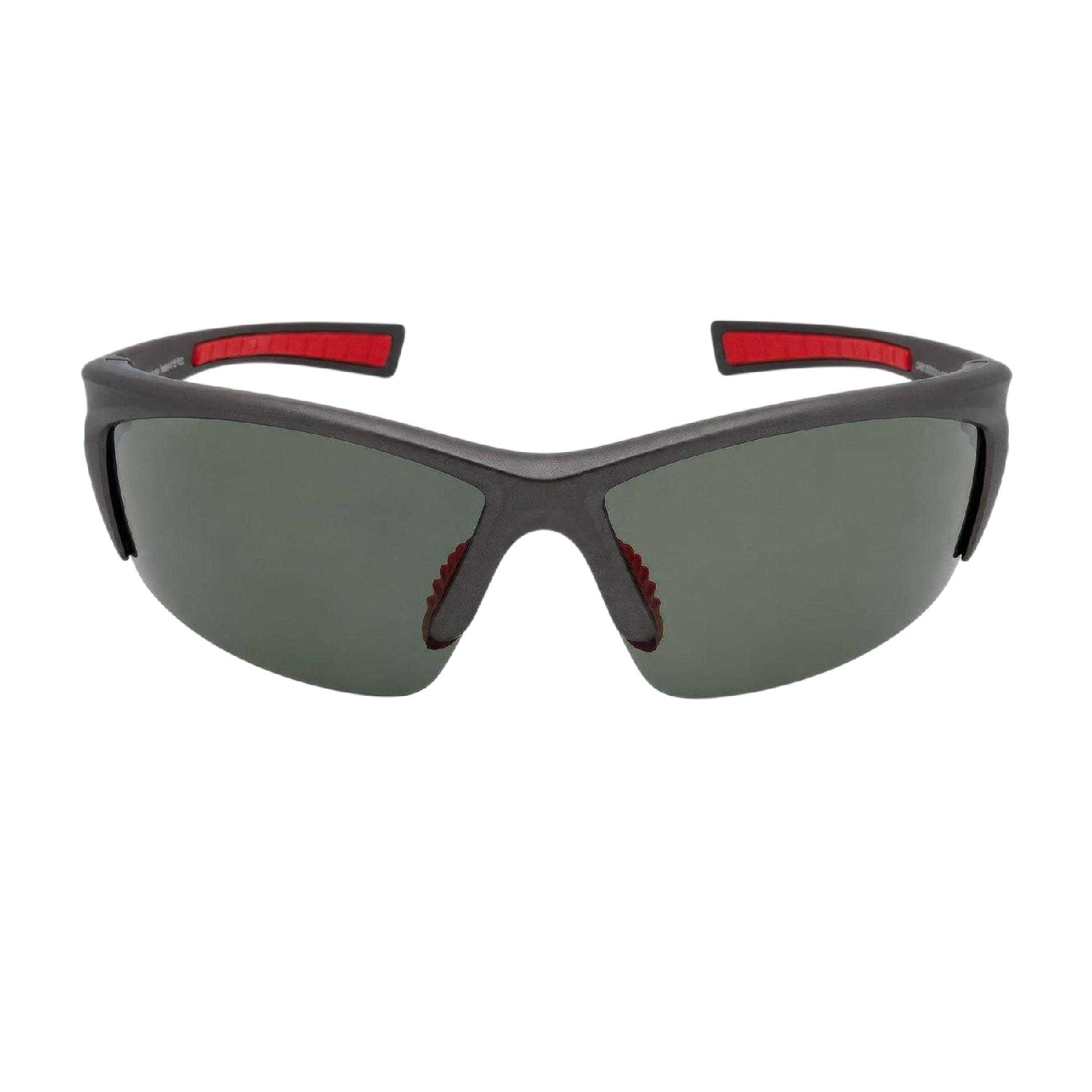 Grey-Red - Side - Storm Mens Mirrored Sunglasses