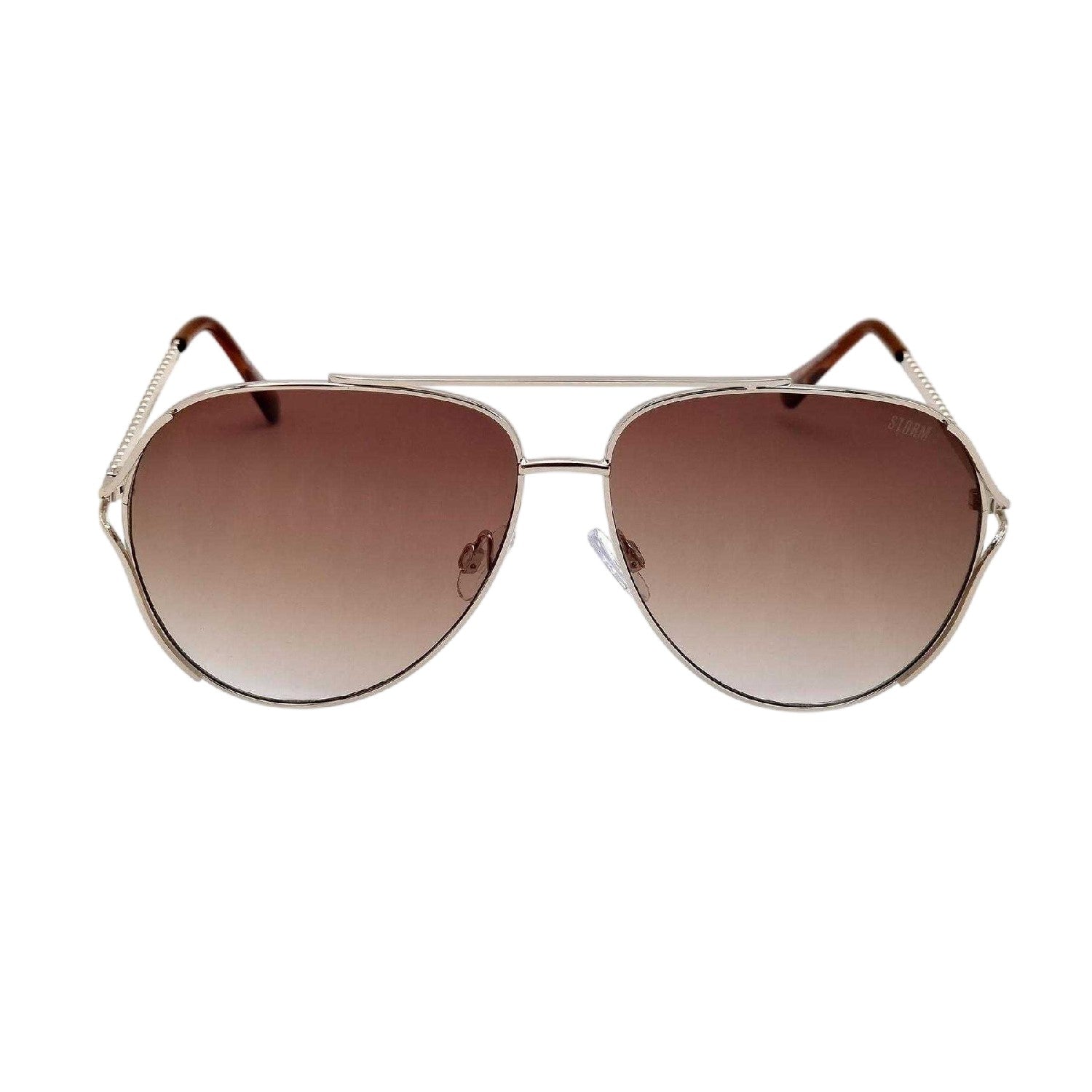 Gold - Back - Storm Womens-Ladies Pilot Style Sunglasses