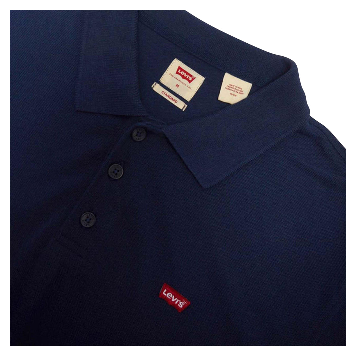 Navy - Lifestyle - Levis Mens Classic Housemark Polo Shirt